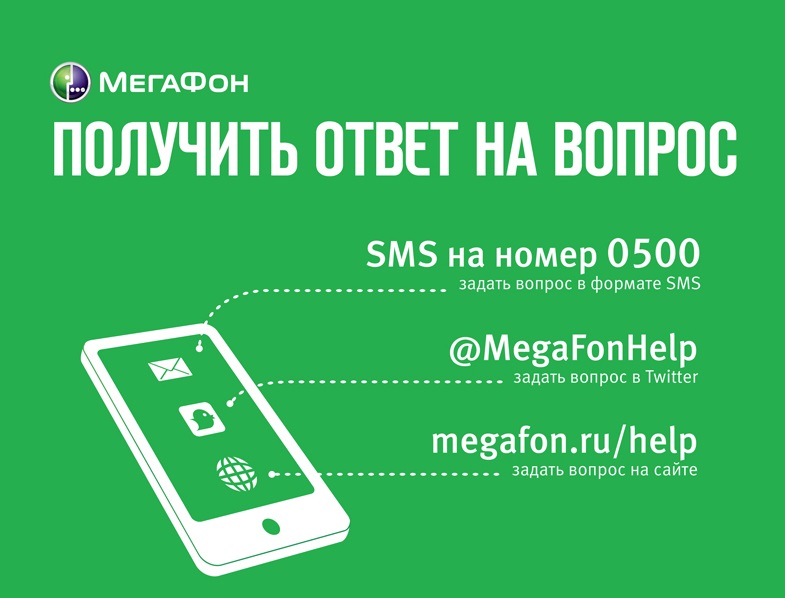 Другие способы связи с оператором Мегофон